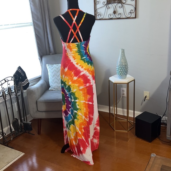 Rainbow Maxi Dress - Picture 3 of 5